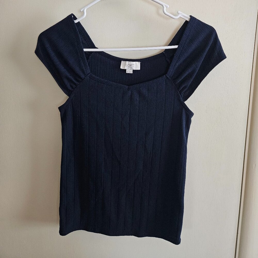 Loft Womens Blue Top size XS
